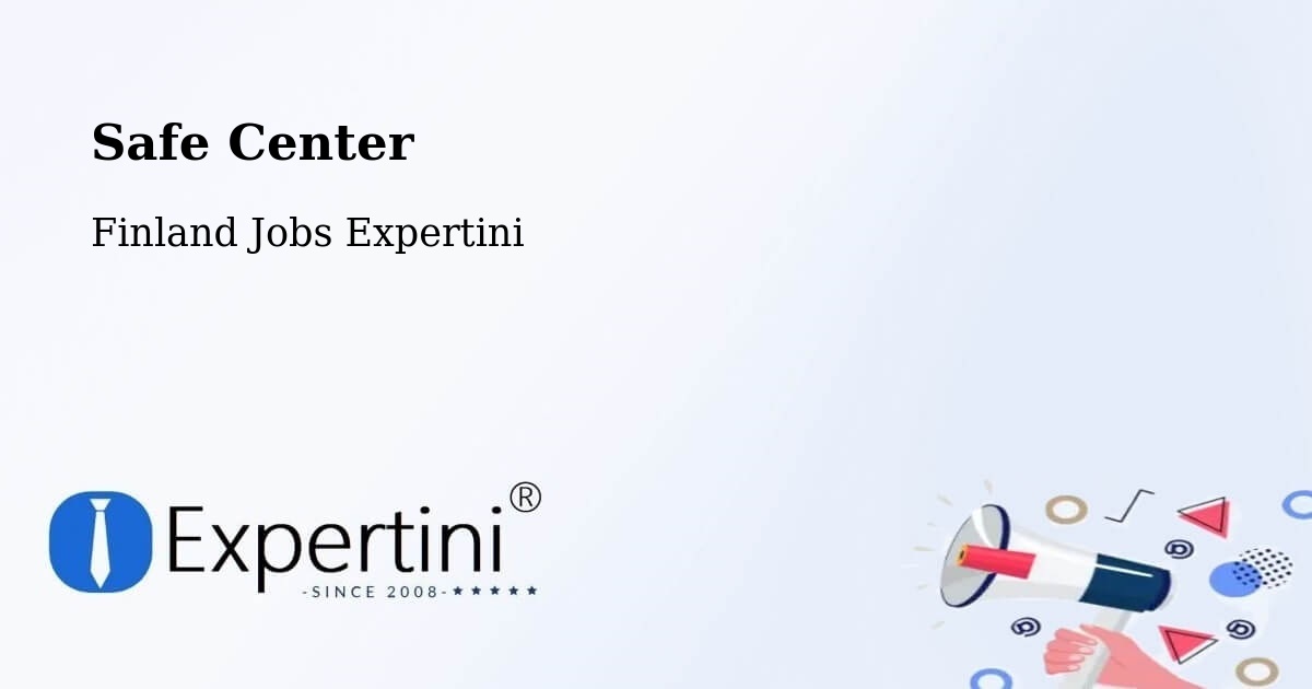 Safety Center – Inari - Finland Jobs Expertini